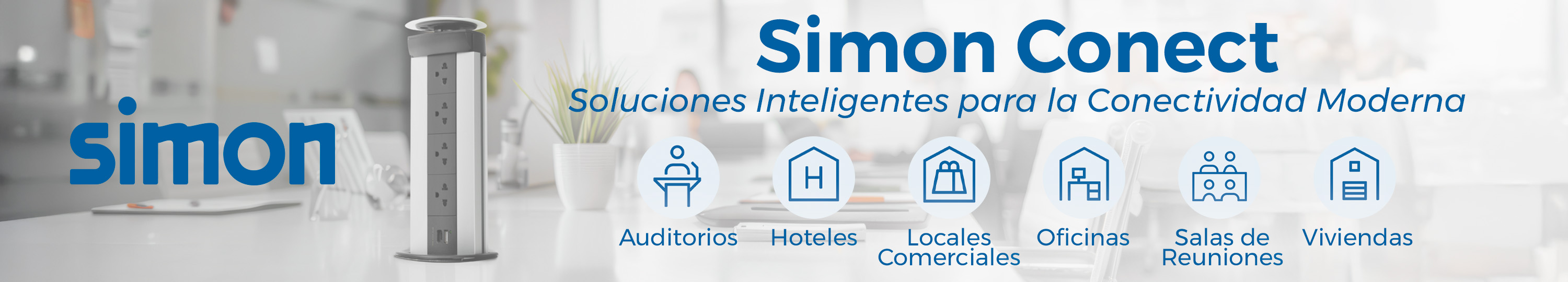 Módulo para Tomacorriente Euroamericano SIMON