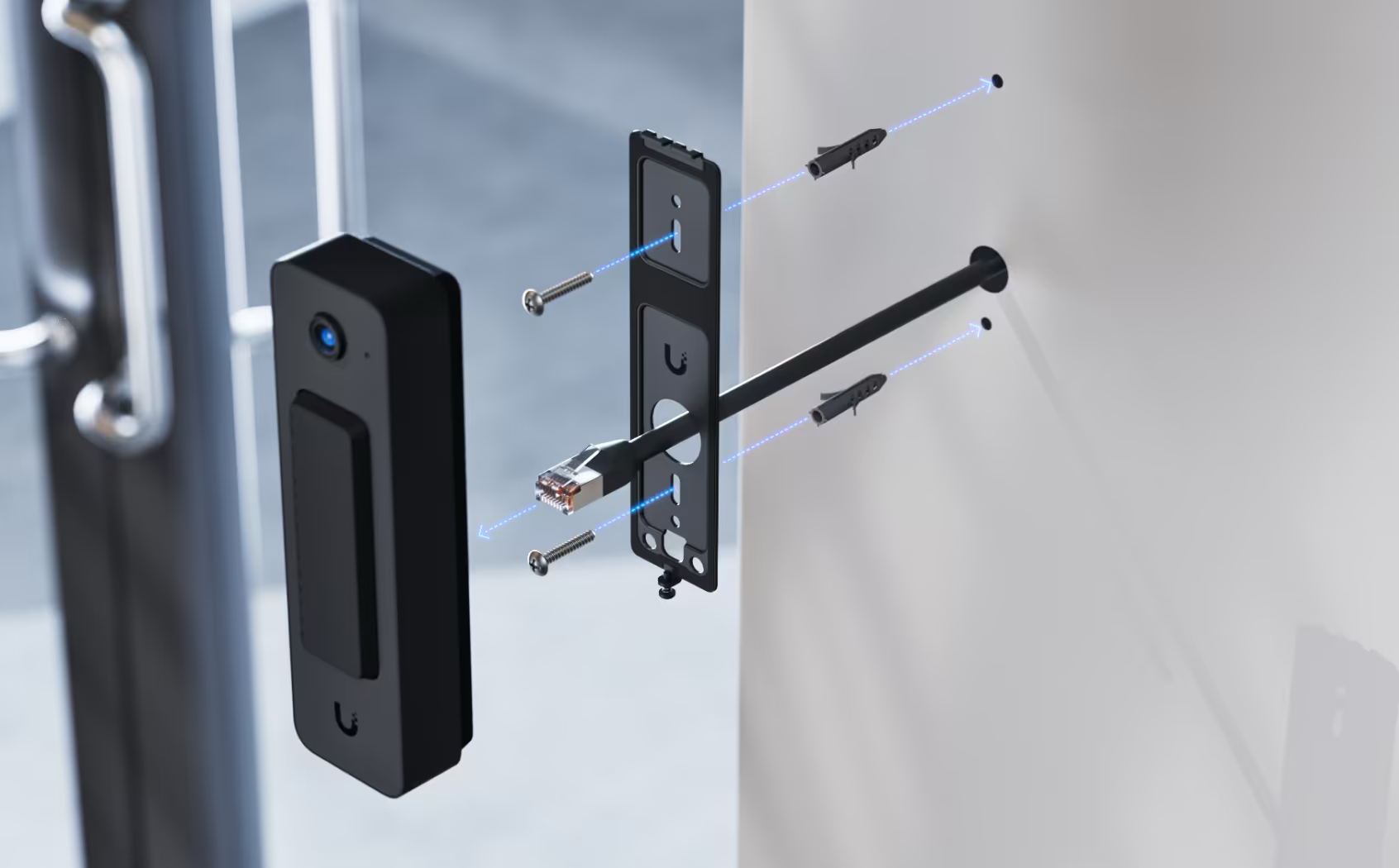 Doorbell Lite Black vista 2