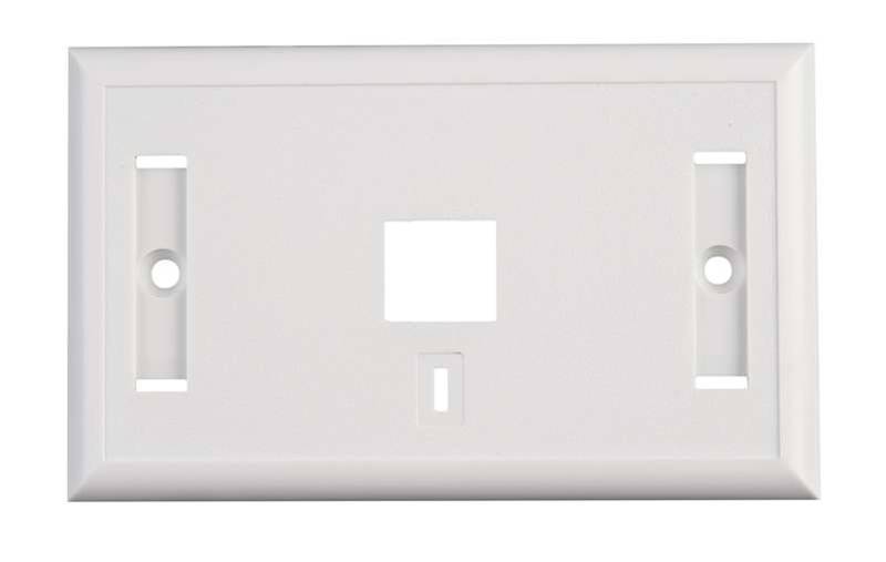 Placa de pared 1 puerto Keystone