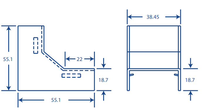 Dimensiones TMK1735EI