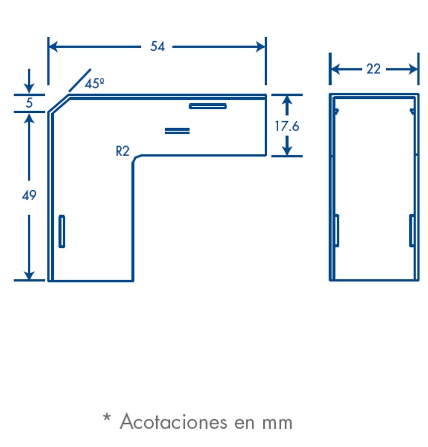 Dimensiones TMK1720EE