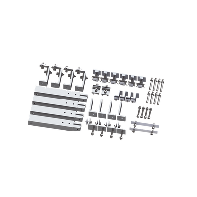 Caja de accesorios de aluminio  anodizado para montaje VEKTOR8R , arreglo 1X4 para techo