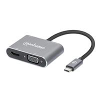 Docking Usb,manhattan,130691,-c 4 Ptos, Hdmi/vga, Usb-a/usb-c Pd Manhattan