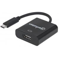 Convertidor Usb,manhattan,151788,-c A HDMI H, 4k30hz Manhattan