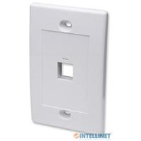 Tapa Faceplate,intellinet,163286, 1 Perforacion Blanco Intellinet
