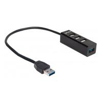 Hub Usb,manhattan,163828, V2.0 3 Ptos Y V3.0 1 Pto Sin Fuente Manhattan