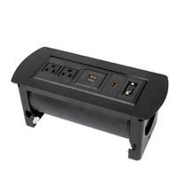 Caja Conexión,manhattan,164832, Enchufe/usb/hdmi/vga, Para Mesa Manhattan