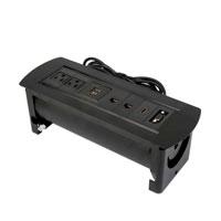 Caja Conexión,manhattan,164856, Enchufe/usb/hdmi/vga/red, Para Mesa Manhattan