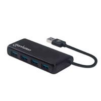 Hub Usb, Manhattan,164900, V3.2 4 Ptos A Manhattan