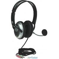 Audifono Diadema,manhattan,17555, C/microfono V3 Mediano Manhattan