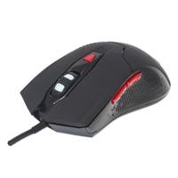 Mouse Optico Gaming,manhattan,176071, USB 6 Botones Negro C/luz Manhattan