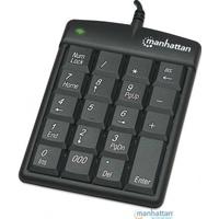 Teclado,manhattan,176354, Numerico USB Negro Manhattan