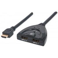 Switch ,manhattan,207416,hdmi 1.3, 2 Entradas : 1 Salida Manhattan