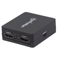Video Splitter,manhattan,207652, HDMI 1080p, 1 In2 Out, Alimentado Por USB Manhattan