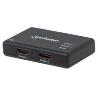 Video Splitter,manhattan,207669, HDMI 4k@30hz, 1 In:2 Out, AC Manhattan