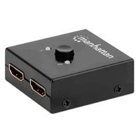 Switch Hdmi,manhattan,207850, 4k@60hz, Bidireccional 2:1 Manhattan