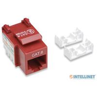Jack,intellinet,210614, Cat 6 De Impacto Keystone Rojo Intellinet