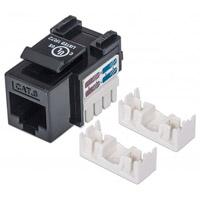 Jack,intellinet,210720, Cat 6 De Impacto (keystone) Negro Intellinet