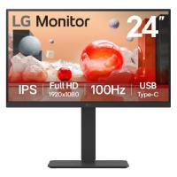 Monitor Pc Lg B2b 24ba750-b FHD 24 Ips,usb-c Y Rj45,1920x1080,100hz,16:9,brillo 250cd/m2,srgb99%,tr5ms,1300:1,kvm,hdmi,displayport,alta Voz 2wx2,inclinacion-altura-giro-pivote Lg