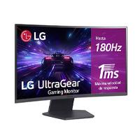 Monitor Pc Lg 27gs60qc-b Gaming Ultragear 27 Curvo Qhd, Amd Free Sync, 180hz, Panel Va, Aspecto 16:9, 2560x1440, Tr 1ms, 3000:1, Curvatura 1000r, Hdmi, Displayport, Hdr10, Montaje Pared 100x100 Mm. Lg