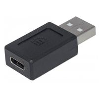 Adaptador,manhattan,354653, Usb-c V2.0, Am-ch Negro Manhattan