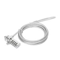 Candado Laptop /manhattan/440448/combinacion 2.0m, 4 Digitos, Plateado Manhattan