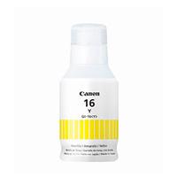 Botella De Tinta Canon Gi-16 Amarillo, Rendimiento 9000 Paginas Canon