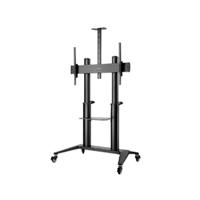 Soporte Tv Tipo Carro/manhattan/ 462341/ 140kg, 70 A 120 Con Inclinación Y Ultrarresistente Manhattan