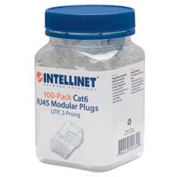 Plug Rj45,intellinet,502344, Cat 6 Utp Multifilar 100 Pzas Intellinet
