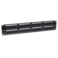 Panel Parcheo,intellinet,560283, Cat 6, 48 Ptos 2 Niv. Rack Intellinet