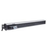 Barra Pdu,intellinet,713955, 12 Cont. Gab/rack, Vertical, Contra Corto Circuito