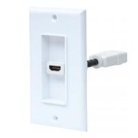 Cople Hdmi,manhattan,771719, Blanco Con Faceplate 1 Puerto Manhattan