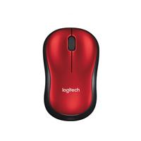 Mouse Logitech M185 Optico Inalambrico USB Nano Receptor 1000dpi Rojo Logitech