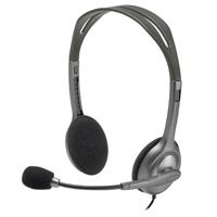 Audifonos Diadema Logitech H111 Jack 3.5 Mm Gris Logitech