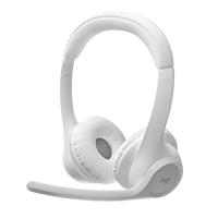 Audifonos Diadema Logitech Zone 300 Inalambricos Bluetooth Recargable Type C Blanco Logitech