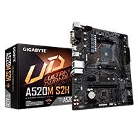 MB Gigabyte A520 Amd S-am4 3a Gen/2xddr4 3200/hdmi/dvi/vga/4xusb 3.2/m.2/micro Atx/gama Basica Gigabyte