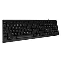 Teclado Acteck Inspire Ta210 / Alambrico USB / Español / 105 Teclas / Windows / Membrana / Negro / Ac-928946 Acteck