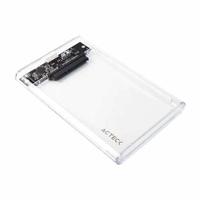 Carcasa Case Enclosure Para Disco Duro Acteck Armor Clear Hc430 / HDD 2.5 / Conexion USB Micro B / SATA / Transparente / Ac-934688 Acteck