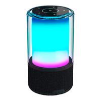 Bocina Acteck Glee Pure Ap70 / Inalambrica / Bluetooth - Conexion Tws 3.5 Mm / Sonido Estereo / 20 W / Iluminacion LED / Subwoofer / Negro / Ac-936385 Acteck