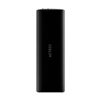 Carcasa Case Enclosure Acteck Armor Plus Hc650 / Disco Duro SSD M.2 / M.2 M Key Port - NVME / Compatible USB 3.1 - Pci-e - Uasp / 10 Gbps / LED Azul / Aluminio / Max 4 TB / Negro / Ac-936460 Acteck