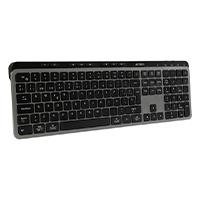 Teclado Acteck Inspire Krea Ti755 / Inalambrico Dual / Multidispositivo 2.4 GHZ 2 Bt / Español / WIN - Mac / 118 Teclas / Bateria Recargable / Anti Ghosting / Negro - Gris / Ac-940085 Acteck