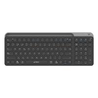 Teclado Acteck Inspire Trek Ti747 / Inalambrico / Multidispositivo Dual / Windows - Mac - Android / Español / 99 Teclas / Multimedia / Dongle USB - Bt 5.1 - Cable USB / Recargable / Negro / Ac-940108 Acteck