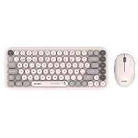 Kit Acteck Creator Chic K-colors Mk480 / Teclado Y Mouse / Inalambrico - Multimedia / 85 Teclas / Optico / 800 Dpi / 4 Botones + Scroll / WIN + Mac / Español / Dongle USB / Gris / Ac-940221 Acteck