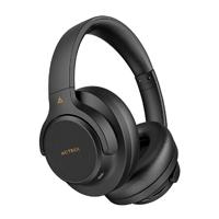 Audifonos Acteck Hype Epic Hp750 / Diadema / Inalambricos / Dual Bt - Aux 3.5 Mm / Bateria 75 Hrs / Microfono Omnidireccional / Cancelacion De Ruido / Bocinas 40 Mm 20 Hz A 20 Khz / Negro / Ac-940856 Acteck