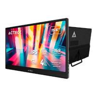 Monitor Portatil Acteck Linkpad Lp15y / 15.6 Pul / Plano / IPS / Relacion 169 / Full HD / Sin Marco / 60 Hz / Ultraportatil / Hdr10 / Multilinge E Intuitivo / Bocinas Integradas / Negro / Ac-943093 Acteck