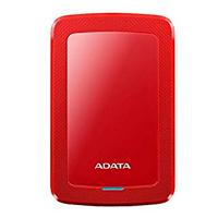 Disco Duro Externo Adata Hv300 2tb Portatil 2.5 USB 3.2 Windows Mac Linux Dashdrive Slim Color Rojo Ahv300-2tu31-crd Adata