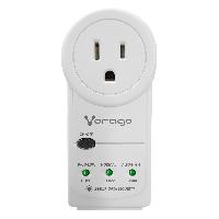 Protector De Voltaje / Vorago / Avr-300-wh / 1,800w / Rj45 / Portatil / Blanco / Recomendado Para Electrodomesticos