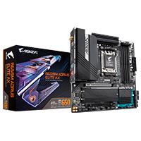 MB Gigabyte B650m Aorus Elite Ax Amd S-am5 DDR5 PCIE 4.0/hdmi/4xusb 2.0/m.2/atx/gama Media /gamer/rgb Gigabyte