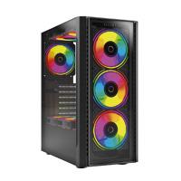 Gabinete Gamer Balam Rush Dragonfly Crystalgm745 / Media Torre / Atx, Micro Atx, Mini Itx / Ventilador Rgb / Panel Cristal Templado, Metal / Negro / Br-935968 Balam rush