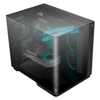 Gabinete Gamer Balam Rush Tank Expert Curve 6800 / Media Torre / Atx - Micro Atx - Itx / Ventiladores Argb Incluye 3x 120 Mm / Panel Curvo De Cristal Templado / Negro /br-941570 Balam rush